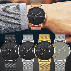 Men's Circular Quartz Leisure Watch