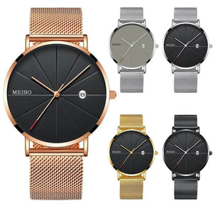 Men's Circular Quartz Leisure Watch