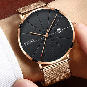 Men's Circular Quartz Leisure Watch