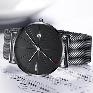 Men's Circular Quartz Leisure Watch