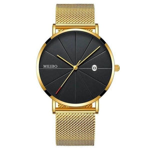 Men's Circular Quartz Leisure Watch