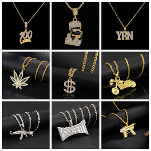 Hip Hop Trendy Pendant Necklace