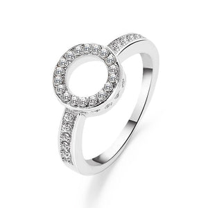 Women's Trendy Crystal Engagement Ring